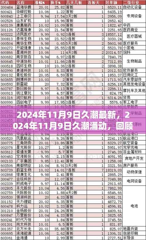 回顾与探析,久潮涌动下的历史与未来 2024年11月9日最新动态