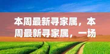 本周最新寻家属之旅,与自然美景的邂逅与寻找内心平和的旅程