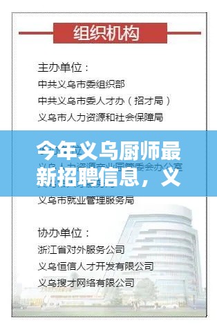 义乌厨师最新招聘信息公示,科技赋能重塑烹饪未来!
