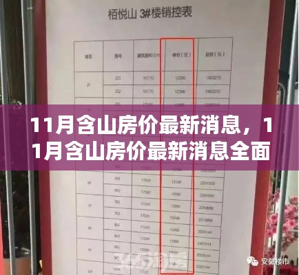 11月含山房价最新消息全面评测,特性、体验、竞品对比与用户深度分析