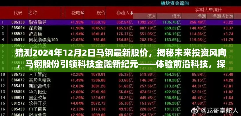 揭秘未来投资风向,马钢股份引领科技金融新纪元,股价预测新纪元体验前沿科技探索之旅。