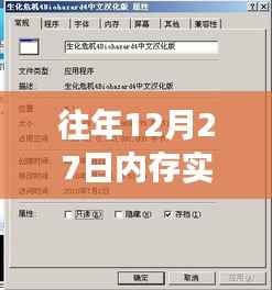 年终倒计时,揭秘往年12月27日内存实时拷贝的秘密