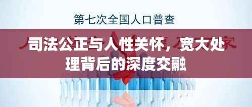 司法公正与人性关怀，宽大处理背后的深度交融