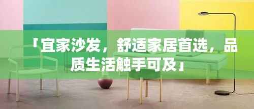 「宜家沙发,舒适家居首选,品质生活触手可及」